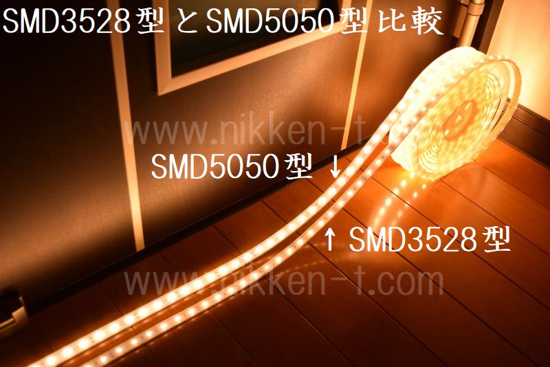 防水型LEDテープライト、SMD5050型(R3)、グリーン、300球、5m巻、白基板、シリコンチューブ、IP65、部品別売り、エンド側コード無し クリスマスデコライト | 防水型LEDテープライト、SMD5050型(R3)、RGB