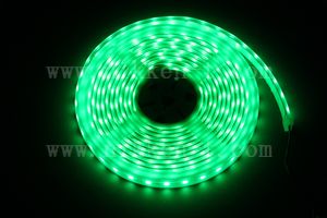 防水型ledテープライトsmd5050型r3グリーン300球5m巻白基板シリコンチューブip65部品別売りエンド側コード無し