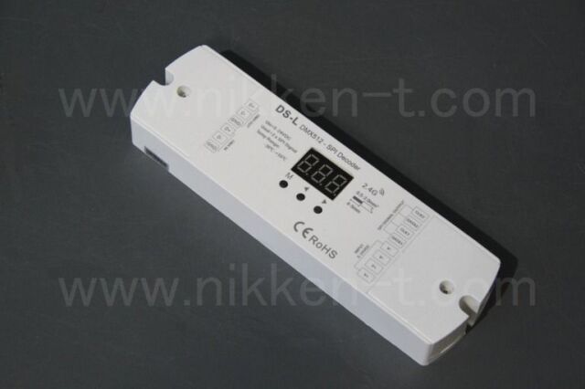 DMX-SPIコントローラ DS-L、DC5-24V対応、8A　※SPI対応モデル用
