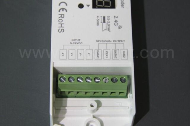 LEDイルミネーション、RGB, 光が流れる DMX-SPIコントローラ DS-L、DC5