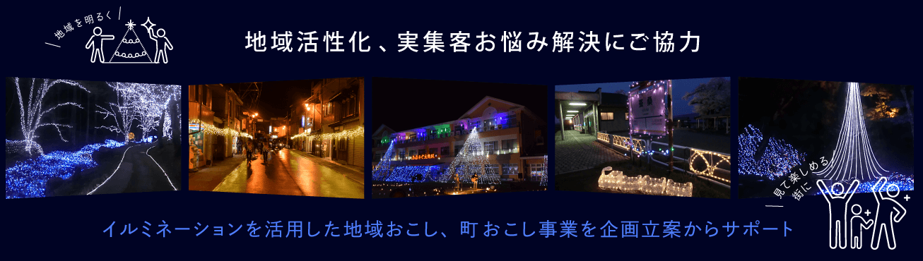 地域活性化、実集客お悩み解決にご協力